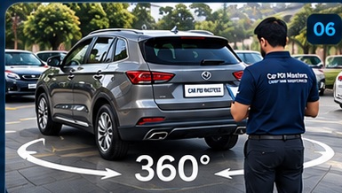 360 degree car inspection by Car PDI Masters