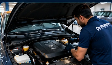 Engine and transmission inspection by Car PDI Masters