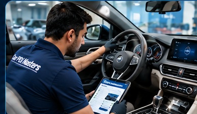 Interior inspection by Car PDI Masters